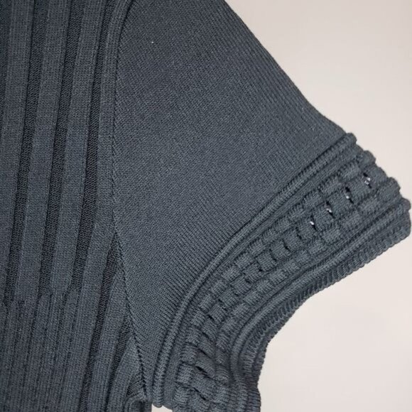 NWT Parker Hamilton Ribbed Knit Short Sleeve‎ Dress Size S - Picture 5 of 10